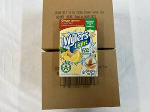 24x 8ct Wylers Singles to Go-Ginger Lemon Ice Tea