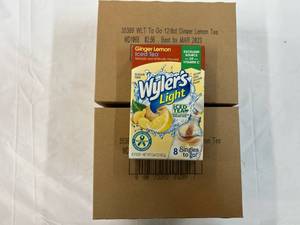 24x 8ct Wylers Singles to Go-Ginger Lemon Ice Tea