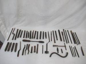lot 21 image: Lot of Vintage Punches and Chisels