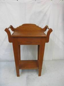 lot 38 image: Vintage Wash Stand. 25 W x 12 D x 34 12 Ht.