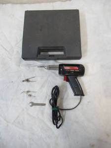 lot 81 image: Weller 8200 Soldering Gun With Bits in case