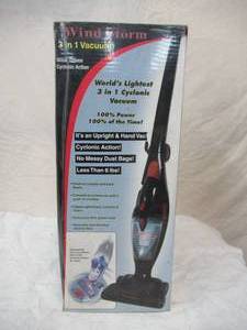 lot 104 image: Wind Storm 3 in 1 Stick Vacuum - New. Never taken out of the box.