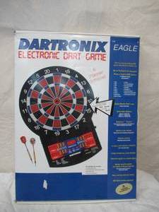 lot 105 image: Dartronix Electric Dart Wall Game Board in box. Works