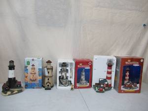 lot 121 image: Lot of 4 Lighthouses in original boxes.