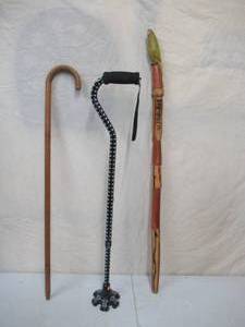 lot 122 image: 3 Walking Canes