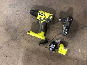 RYOBI ONE 18V Cordless 12 in. DrillDriver Kit with (1) 1.5 Ah Battery and Charger Customer Returns See Pictures