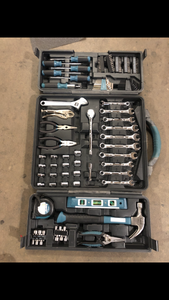 Anvil  38 in. Drive SAE and Metric Home Tool Kit Set (137-Piece) Customer Returns See Pictures