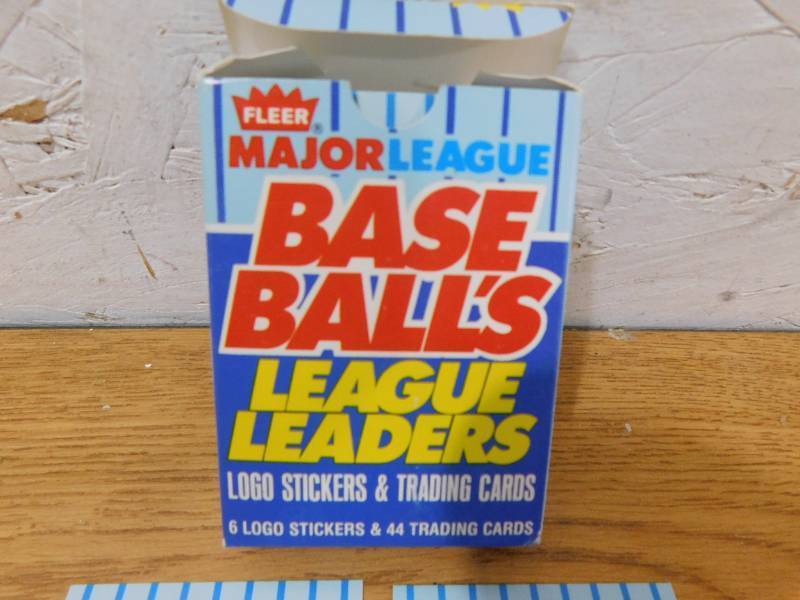 1988 Fleer League Leaders Complete Factory Sealed Set