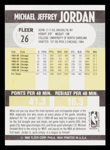1990 Fleer Michael Jordan #26