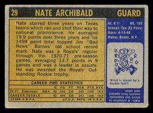 1971 Topps Nate Archibald #29
