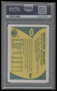 PSA 9 1989 Topps Traded Herschel Walker #120T