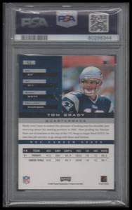 PSA 7 2002 Playoff Honors Tom Brady #55