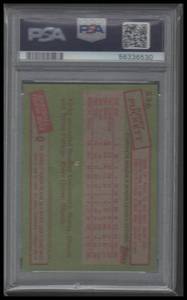 PSA 4 1985 Topps Kirby Puckett Rookie Card #536