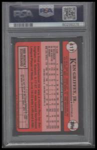 PSA 8 1989 Topps Traded Ken Griffey Jr. Rookie Card #41T