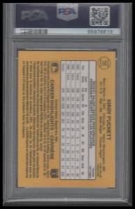 PSA 7 1987 Leaf Kirby Puckett #56