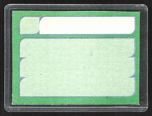 1982 Topps Cal Ripken Jr. Rookie Card Blank Back RARE