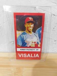 1983 Visalia Oaks Kirby Puckett Rookie Card - Rare Reprint