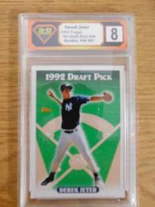 3-D Grading 8 NM-MT 1993 Topps Derek Jeter Rookie Card #98
