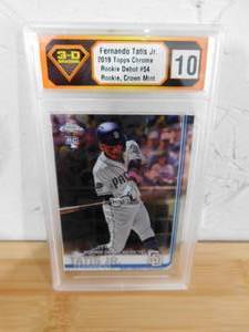 3-D Grading 10 2019 Topps Chrome Fernando Tatis Rookie Card #54