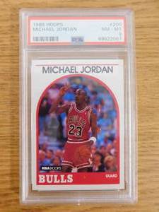 PSA 8 1989 Hoops Michael Jordan #200