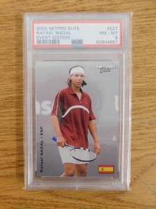 PSA 8 2003 Netpro Elite Rafael Nadal Rookie #27