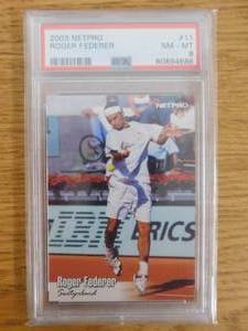 PSA 8 2003 Netpro Roger Federer Rookie #11