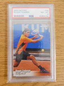 PSA 8 2003 Netpro Roger Federer Rookie #90