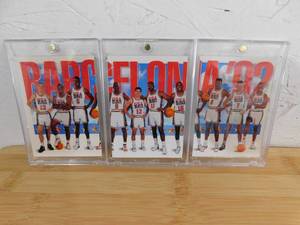 1992 Skybox Dream Team 3 Panel Card Set LK