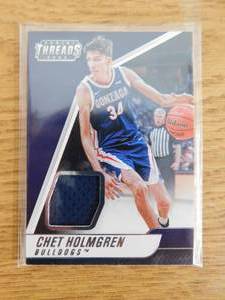 2022 Threads Jersey Card Chet Holmgren Rookie Card