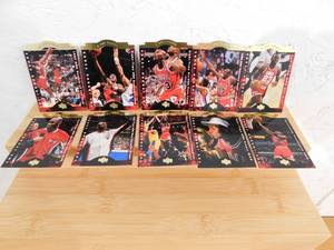 1996 Upper Deck A Cut Above Michael Jordan (10) Card Complete Set