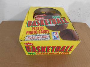 1990 Fleer Basketball Partial Box - 23 Packs LK