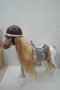 lot 47 image: Our Generation Horse with Saddle, Hat