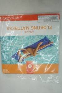 lot 57 image: New Inflatable Floating Mattress