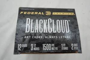 lot 87 image: New BlackCloud AMMO 12 gauge, 3.5 inches, 1500 FPS
