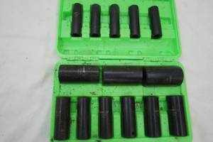 lot 98 image: Grip Socket set  Deep sockets (like new)