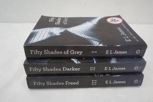 lot 127 image: Fifty Shades of Grey l, ll, lll