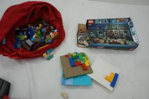 lot 175 image: Santa Bag Full of Legos