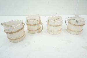 lot 210 image: 4 Ceramic Decorative Water Pails