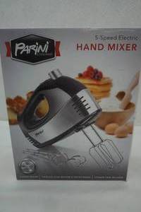 lot 294 image: New Parini 5 Speed Hand Mixer