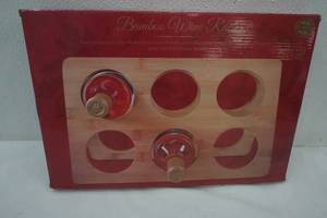 lot 334 image: New Bamboo Wine Rack