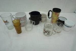lot 350 image: Variety of Kitchenware Soup Bowls, Coffee Mugs, Glasses