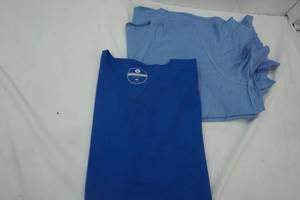 lot 362 image: New 3XL light Blue scrub top and 4XL Blue Scrub top