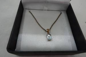 lot 384 image: Lorenzo Sterling 18K Gold Color necklace