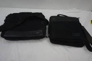 lot 432 image: 2 Nylon Brief Style bags (color Black)