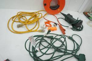 lot 473 image: Garage Hardware Extension Cords and more