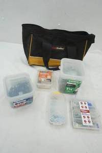 lot 501 image: Sonicrafter Tool Bag, Screws, Nails, screw and anchor kit