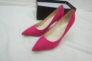 lot 525 image: NEW Ladies Pink Nine West  Heels Size 7W