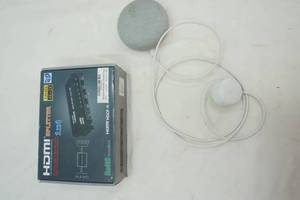 lot 567 image: NEW HDMI Splitter & Google Home