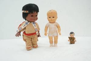 lot 602 image: Vintage Babies, Regal (made in Canada), Sun Rubber Company 1956 boy doll