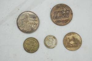 lot 644 image: Variety of Tokens